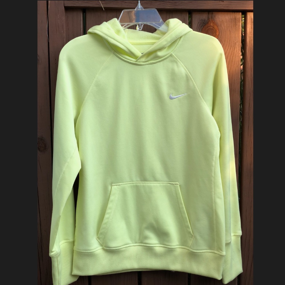 Nike Neon Yellow ThermaFit Sweatshirt